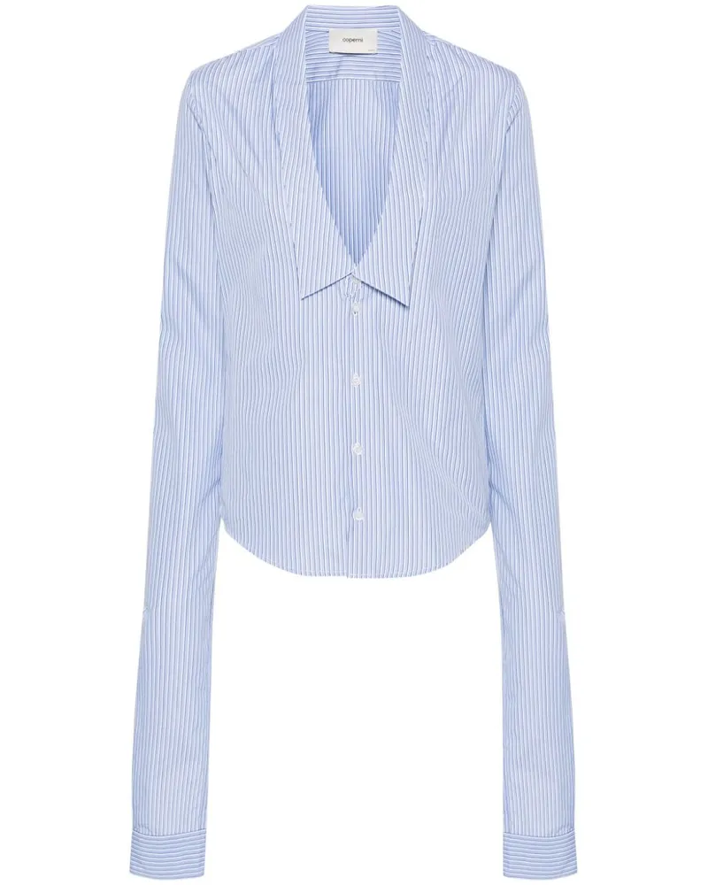 COPERNI Gestreiftes Hemd - Blau Blau