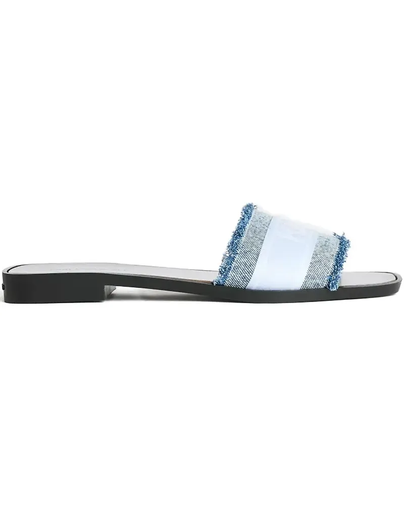 Karl Lagerfeld Skoot II Border Sandalen - Blau Blau