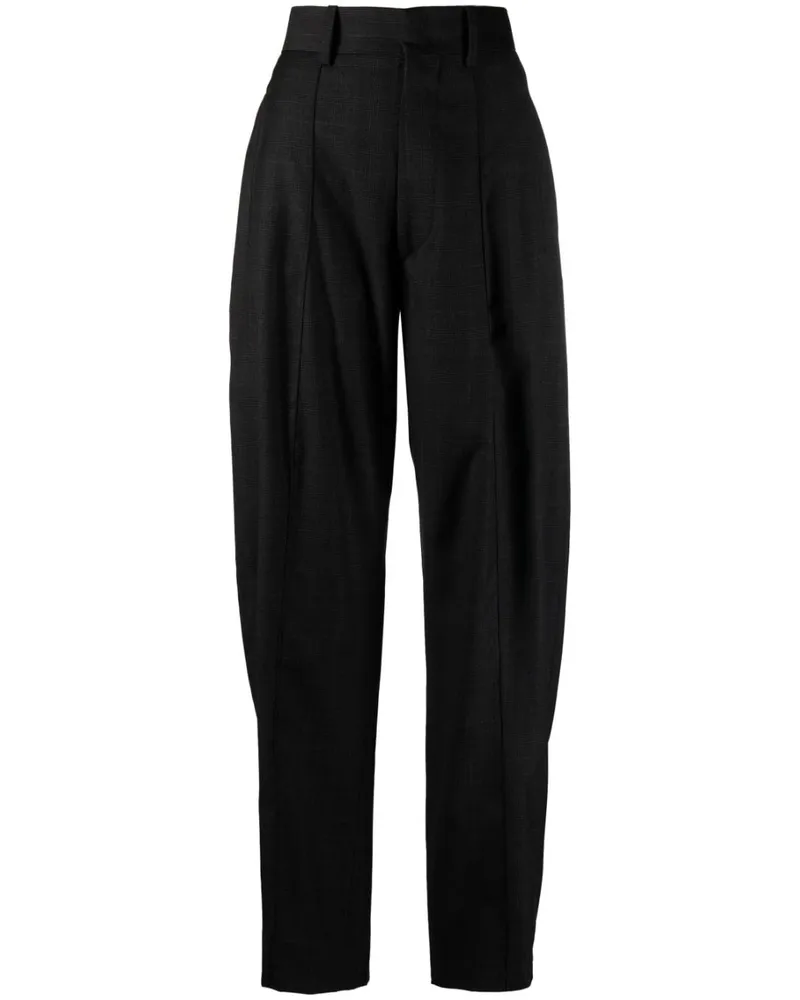 Isabel Marant Karierte Tapered-Jogginghose - Grau Grau