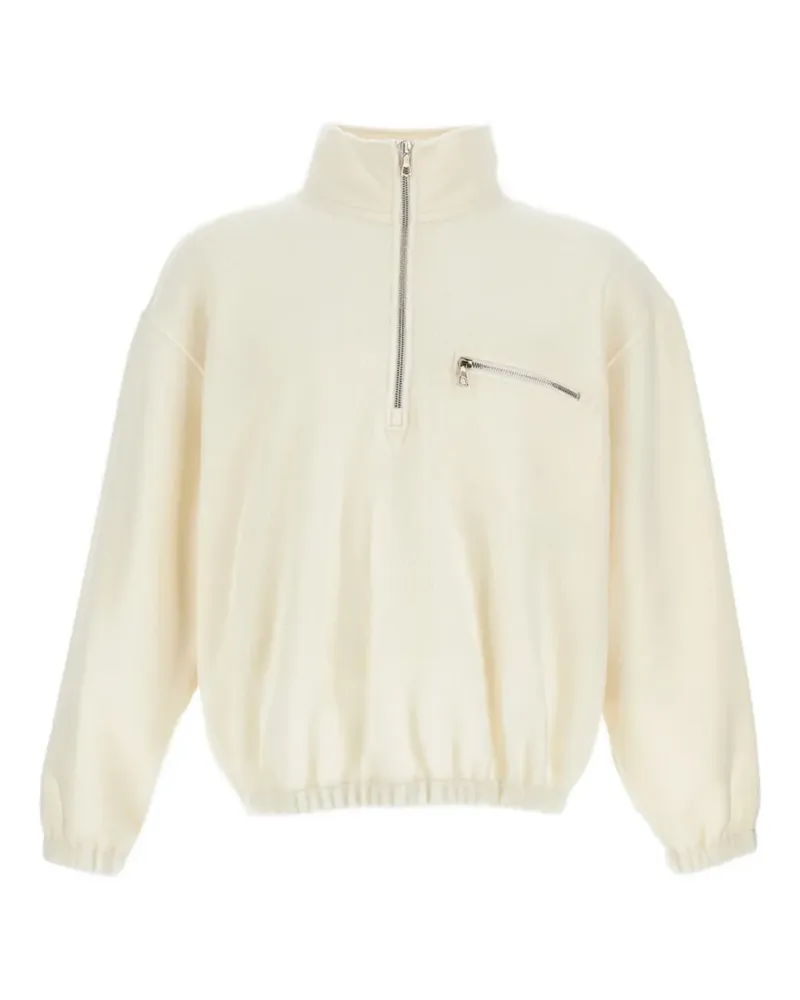 Rier high-neck wool fleece sweater - Nude Nude