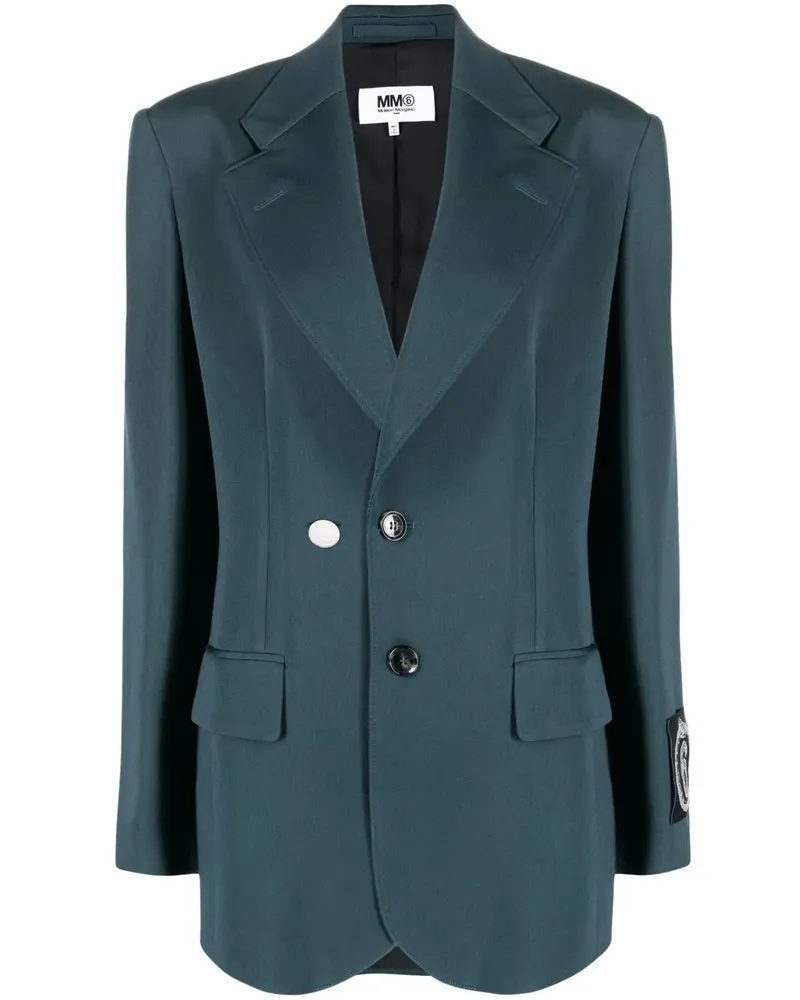 Maison Margiela Einreihiger Blazer - Grün Grün