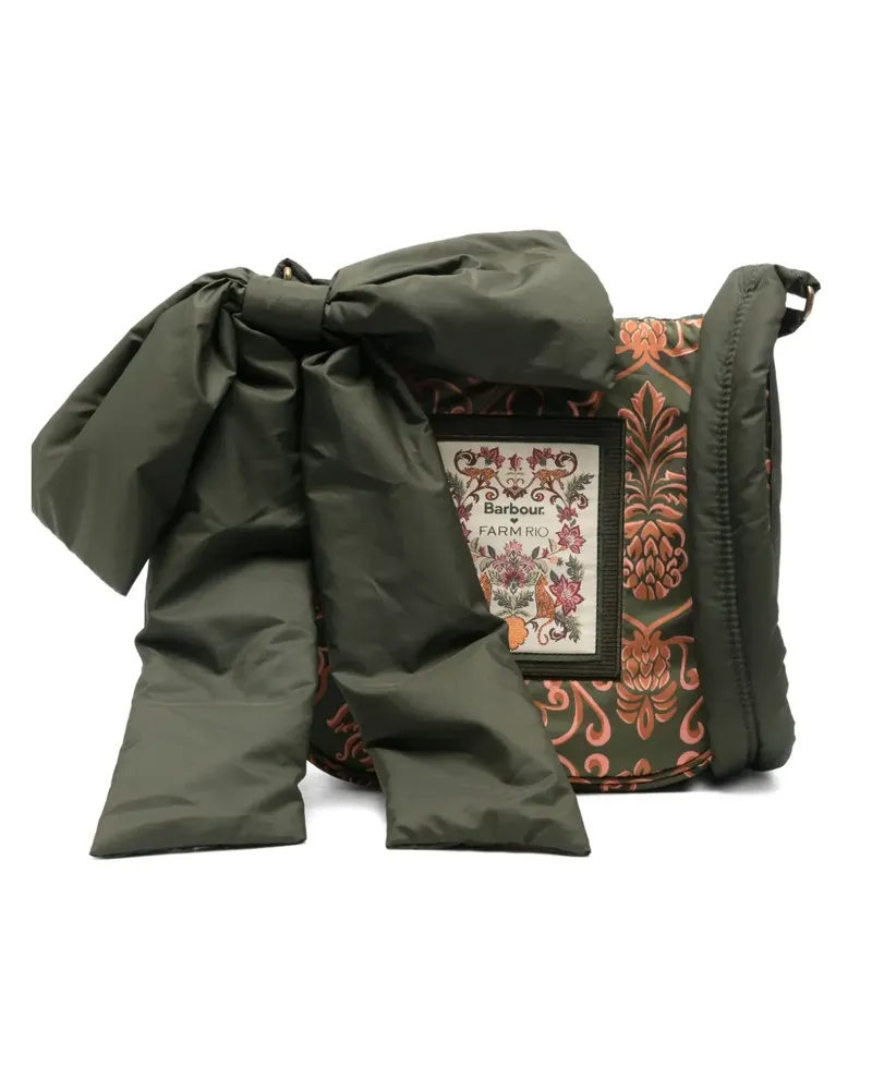 Barbour x Farm Rio Ana Clara cross body bag - Grün Grün