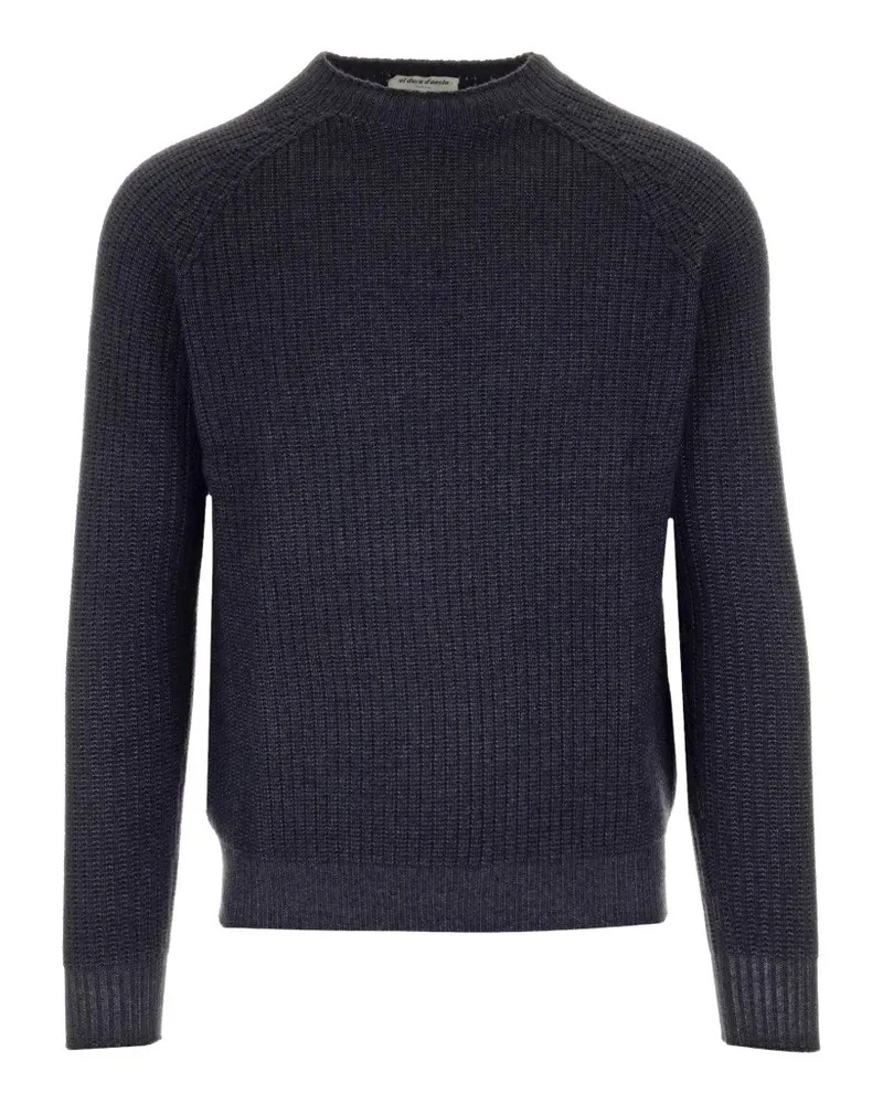 Al Duca D’Aosta 1902 Gerippter Strickpullover - Grau Grau