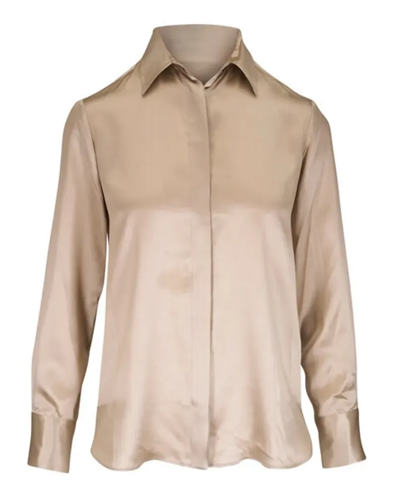 Kiton silk shirt - Nude Nude