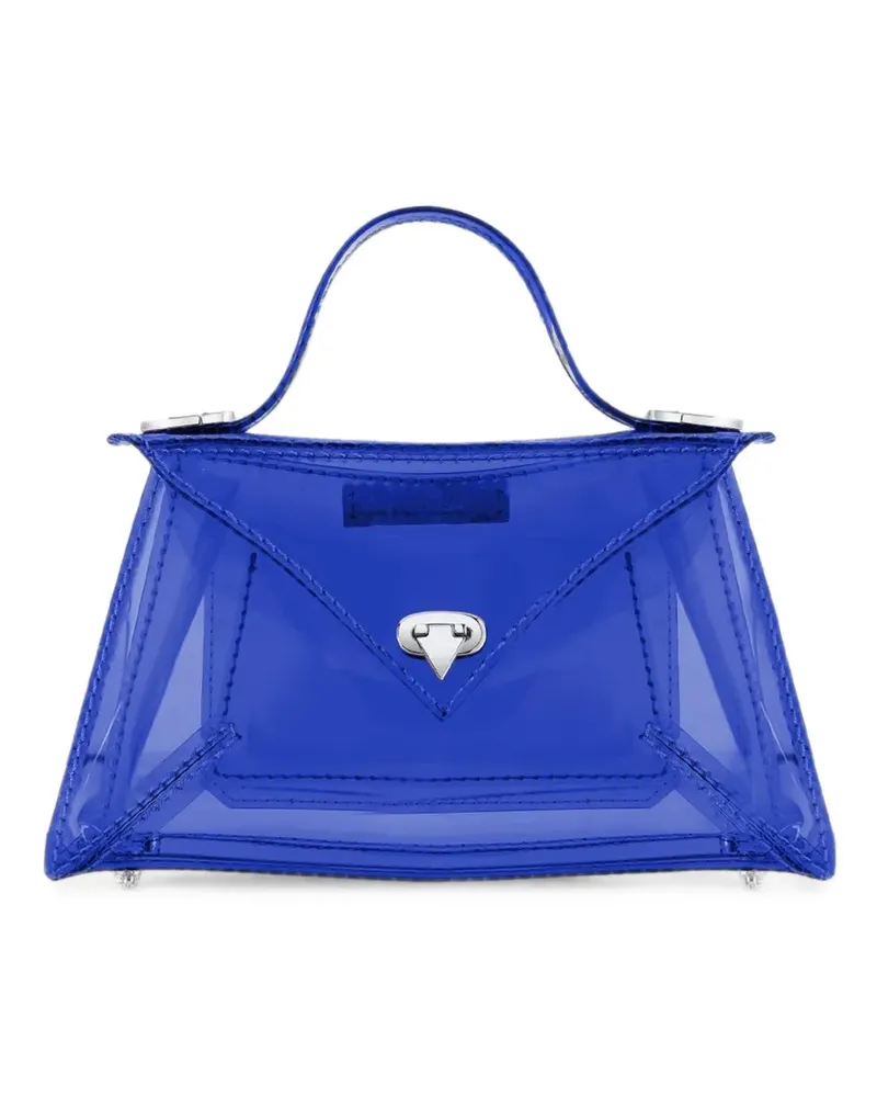 Tyler Ellis Kleine LJ Jelly Tote Bag mit Speerverschluss - Blau Blau