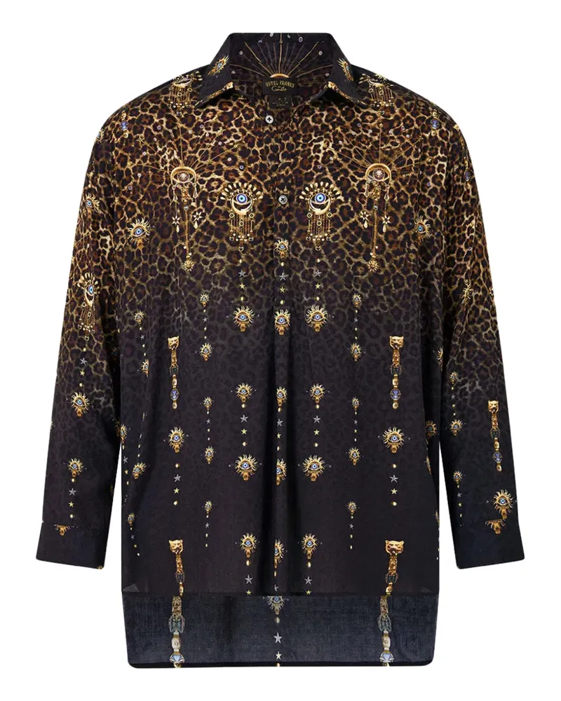 Camilla long-sleeve shirt - Schwarz Schwarz