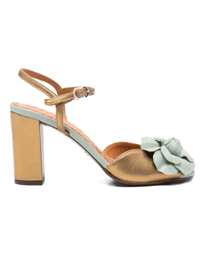 Chie Mihara Biuty Sandalen mit Knöchelriemen - Gold Gold