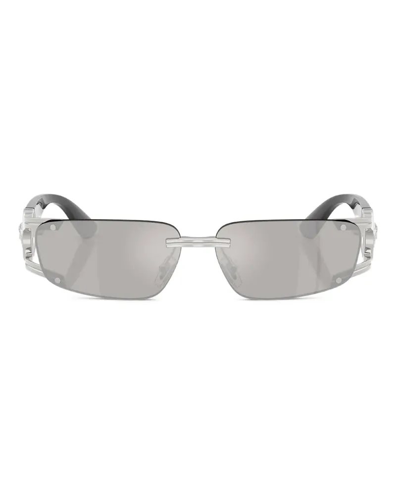 Versace Medusa Head-appliqué sunglasses - Silber Silber