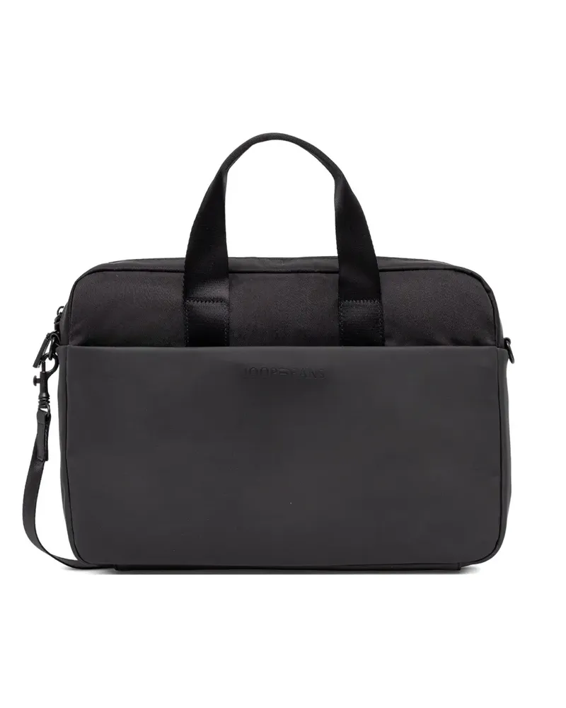 JOOP! logo-embossed briefcase - Schwarz Schwarz