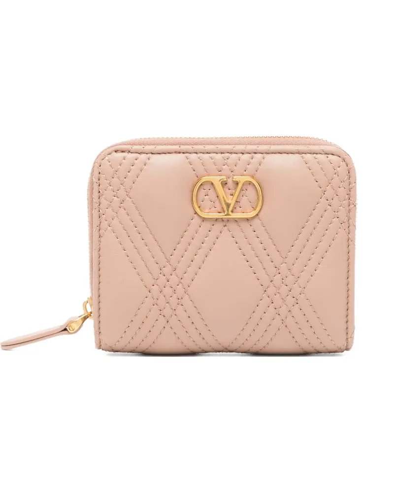 Valentino Garavani Quiltie 67 Portemonnaie - Rosa Rosa