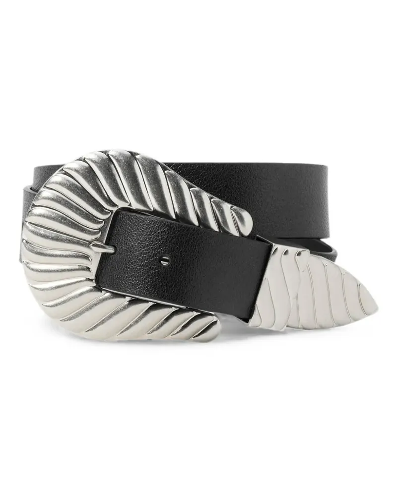 The Great x Stetson engraved-buckle belt - Schwarz Schwarz