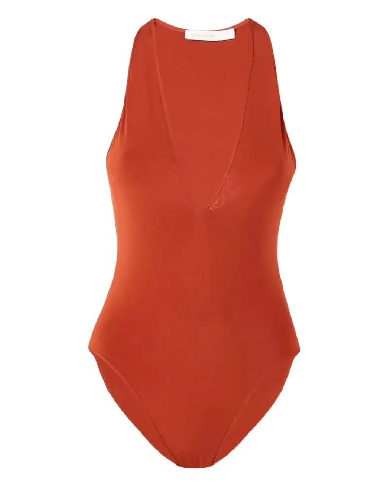 Zimmermann deep-neck top - Braun Braun