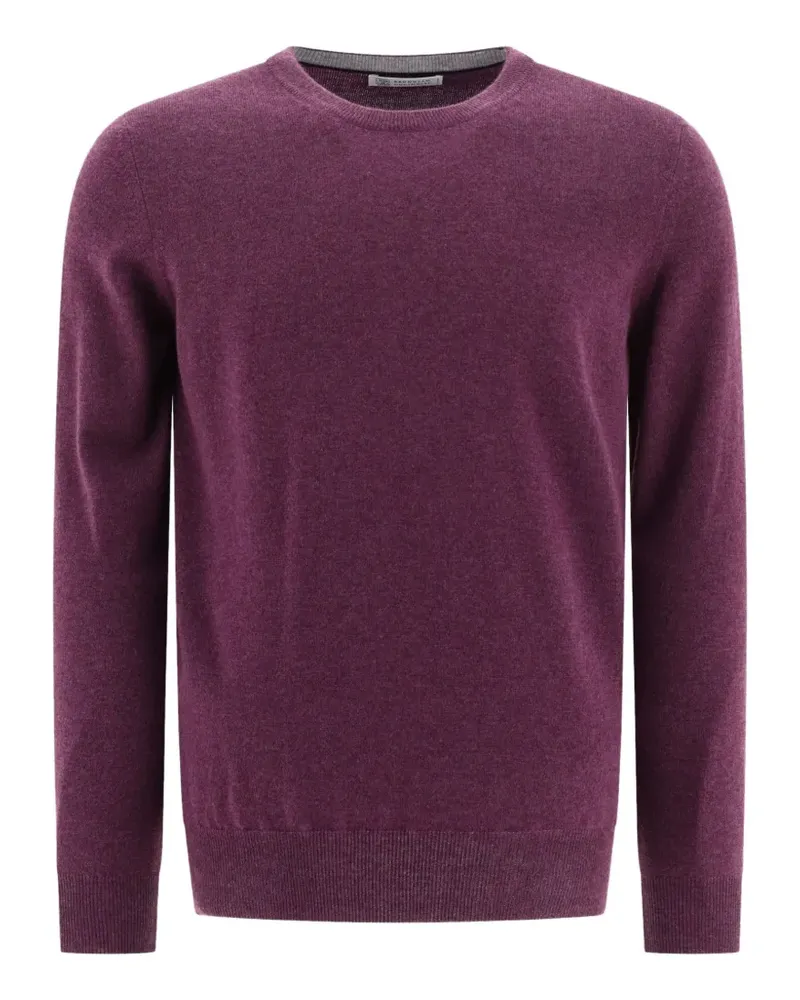 Brunello Cucinelli crew-neck cashmere sweater - Violett Violett