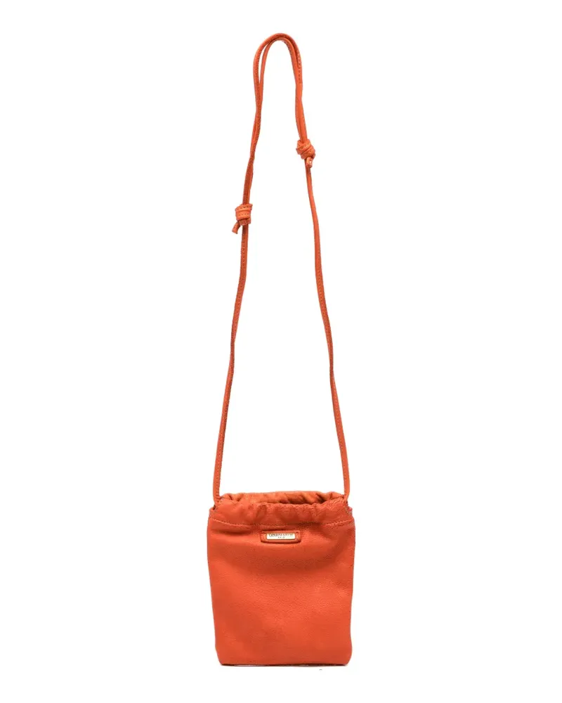 Caterina Lucchi Eva leather crossbody bag - Orange Orange