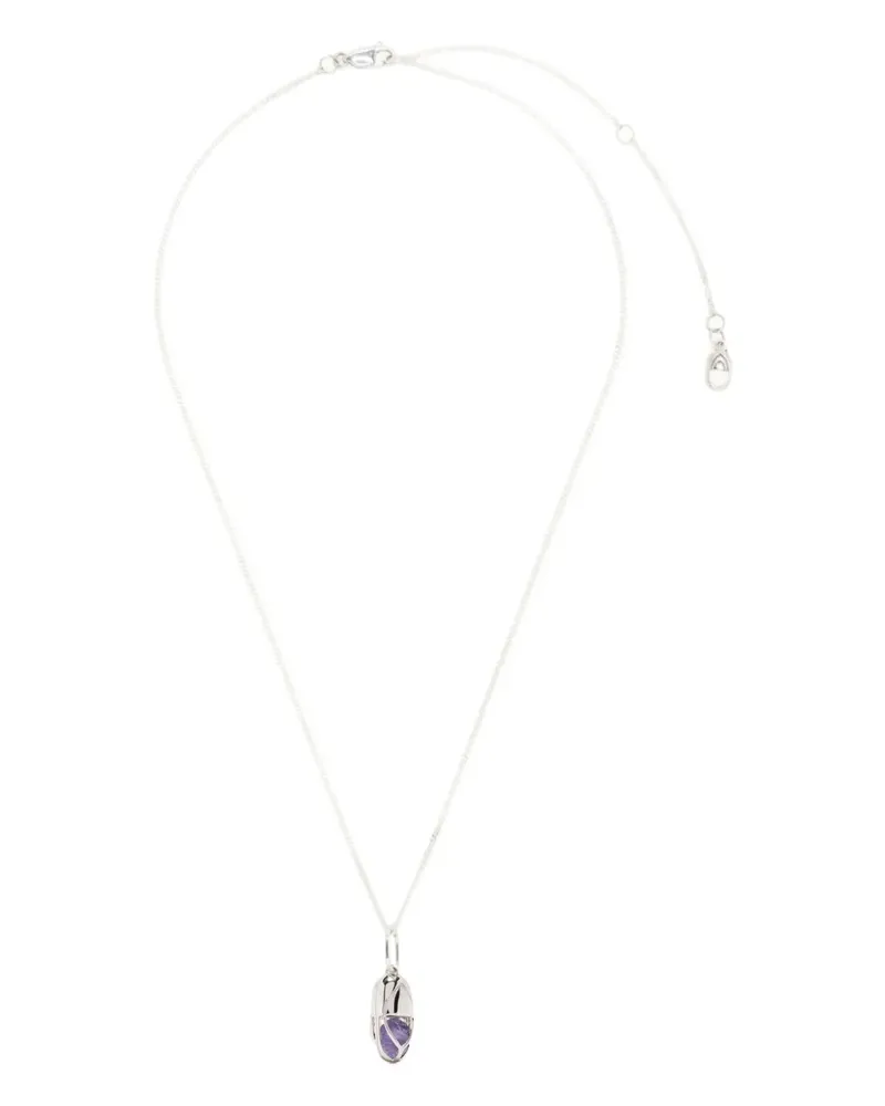 CAPSULE ELEVEN Anhänger mit Amethyst-Cabochon - Silber Silber