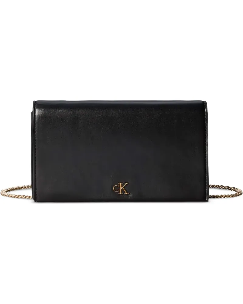 Calvin Klein monogram wallet - Schwarz Schwarz