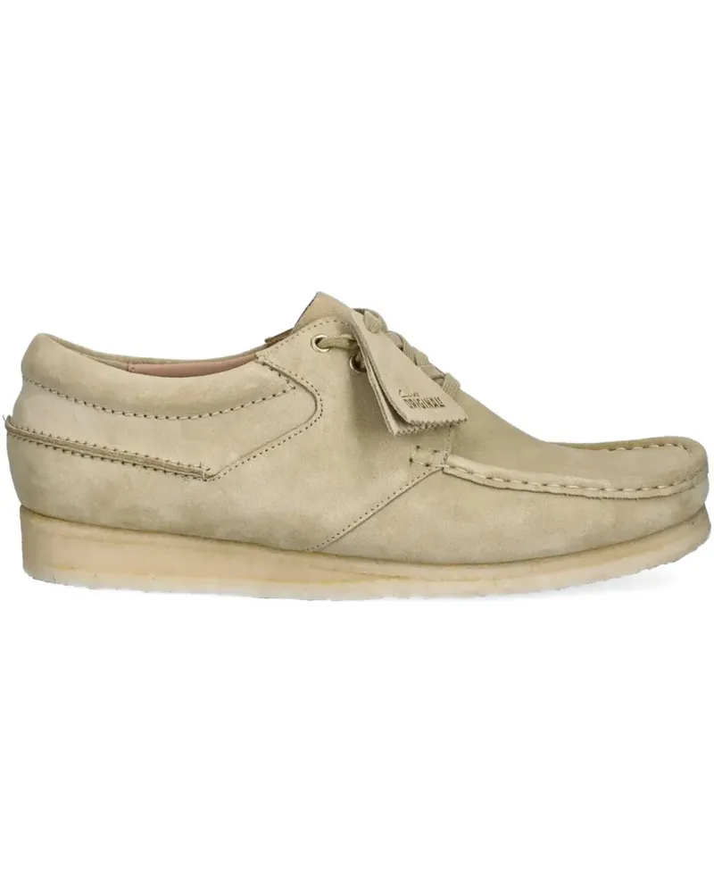 Clarks Schnürschuhe mit Mesh-Stickerei - Nude Nude