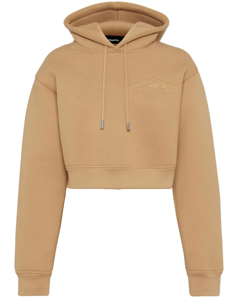 Dsquared2 Hoodie mit tiefen Schultern - Nude Nude