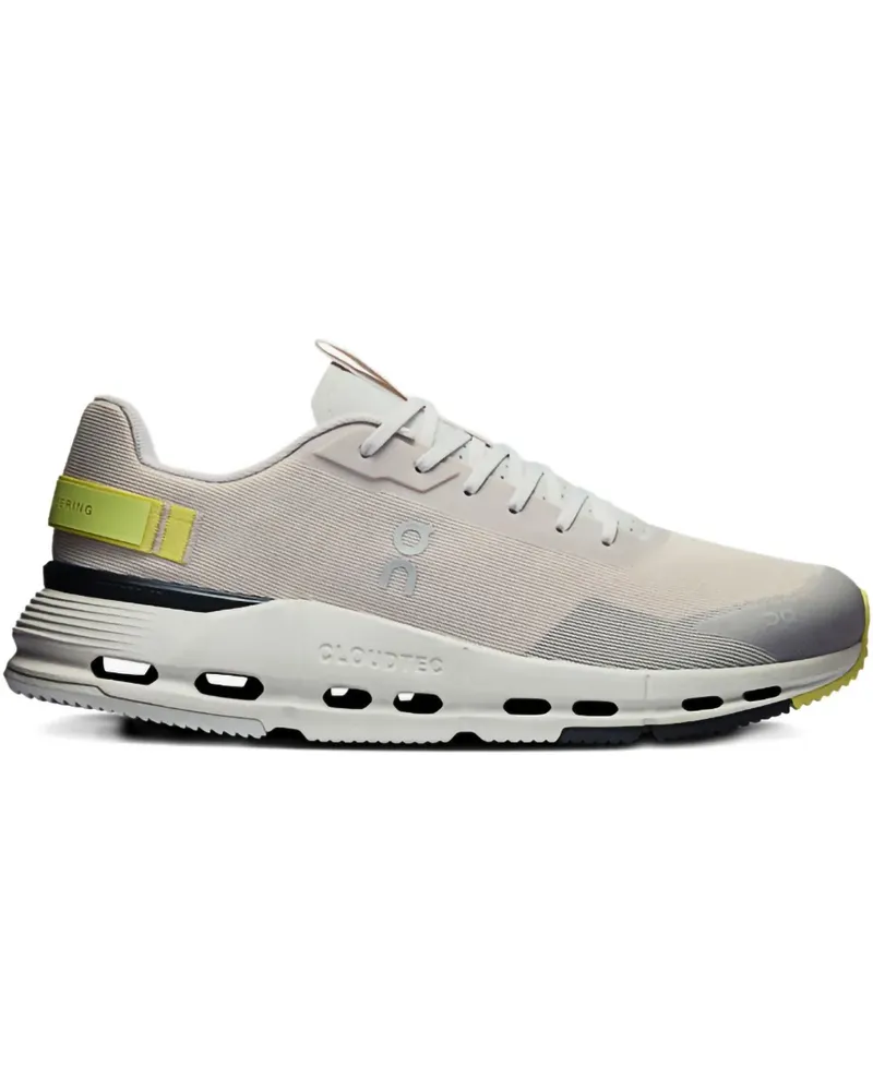 ON Cloudnova Form 2 "Pearl/Limelight" Sneakers - Nude Nude