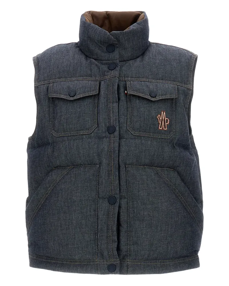 Moncler Knysna pocketed high-collar gilet - Blau Blau
