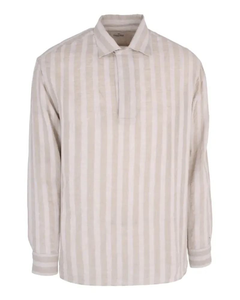 Alessandro Gherardi Gestreiftes Poloshirt - Nude Nude