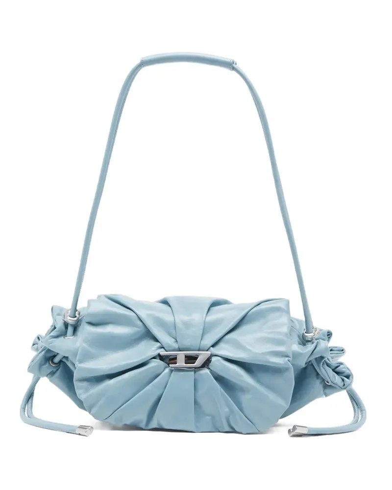 Diesel Scrunch-D Schultertasche - Blau Blau