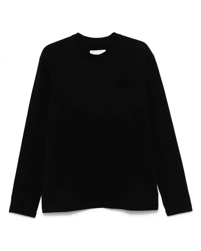 Jil Sander T-Shirt aus Jersey - Schwarz Schwarz