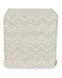 Missoni Home Columbia Hocker mit Jacquardmuster Nude