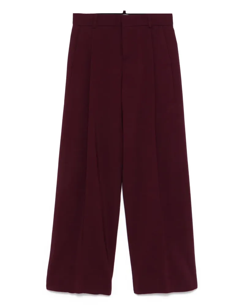 Victoria Beckham Klassische Hose - Rot Rot