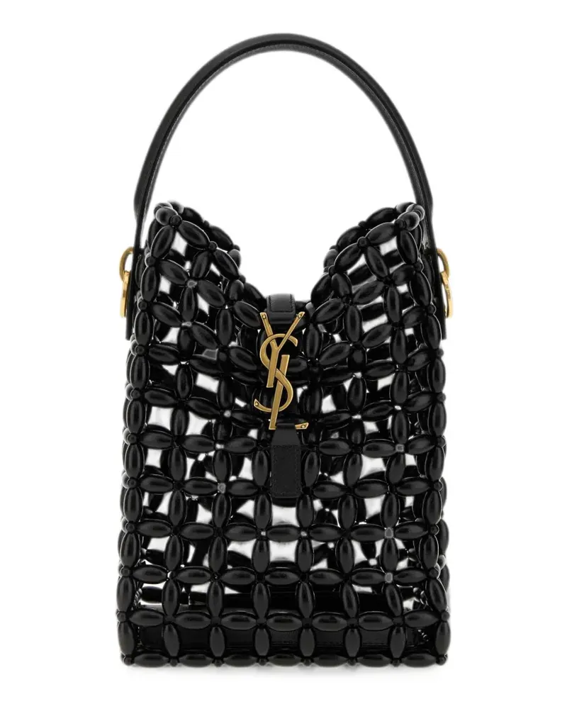 Saint Laurent Le 37 Tote Bag mit Perlen - Schwarz Schwarz