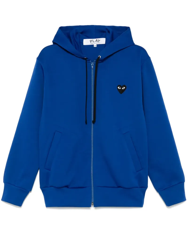 Comme des Garçons Hoodie mit Herz-Emblem - Blau Blau