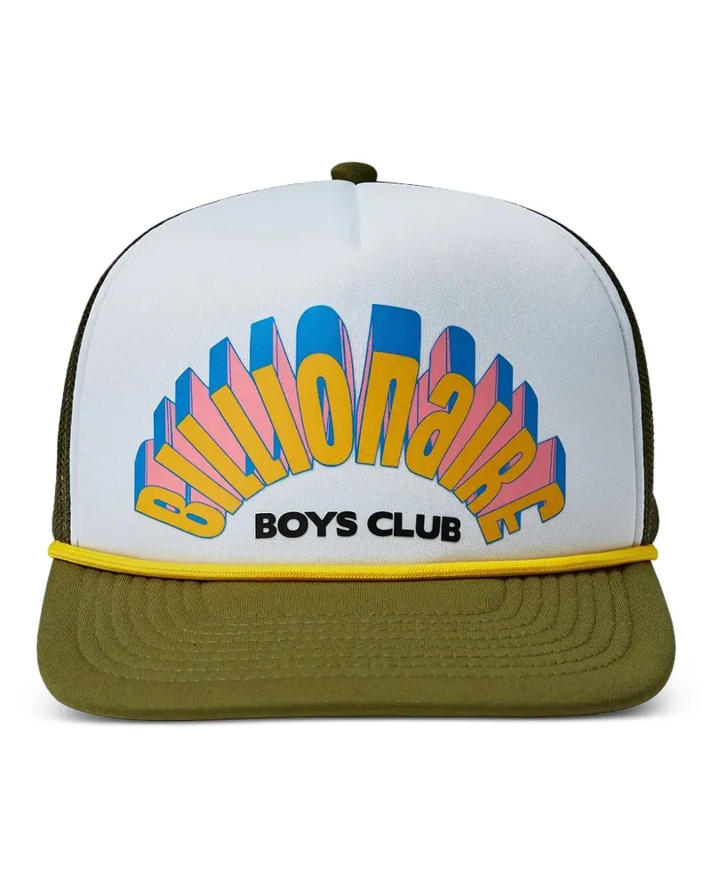 Billionaire Boys Club Baseballkappe mit Logo-Print - Grün Grün