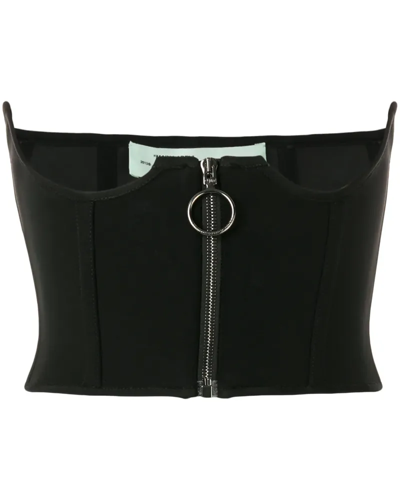 OFF-WHITE Klassisches Korsett - Schwarz Schwarz