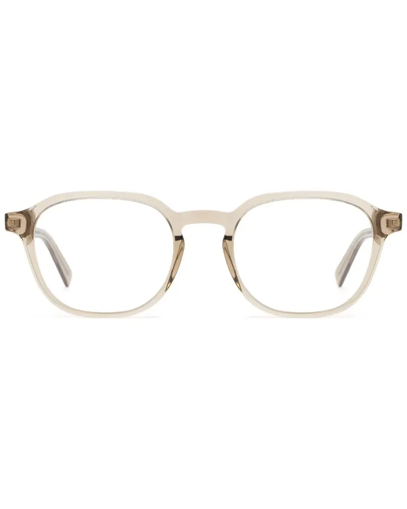 Ermenegildo Zegna Brille mit rundem Gestell - Nude Nude
