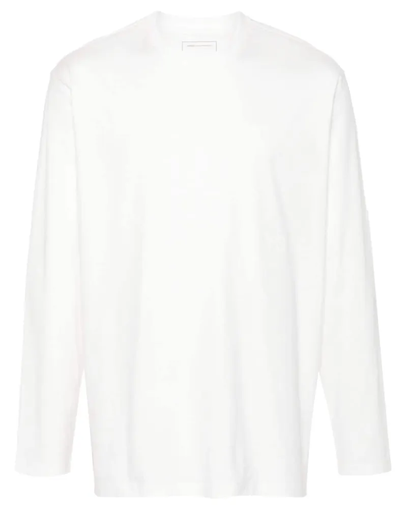 Y-3 Langärmeliges T-Shirt - Weiß Weiß