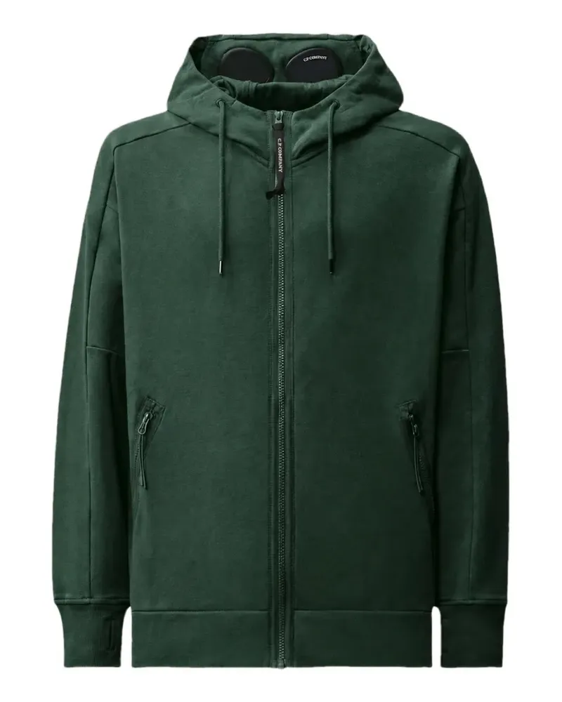 C.P. Company Diagonal Raised Fleece Goggle Sweatshirt - Grün Grün