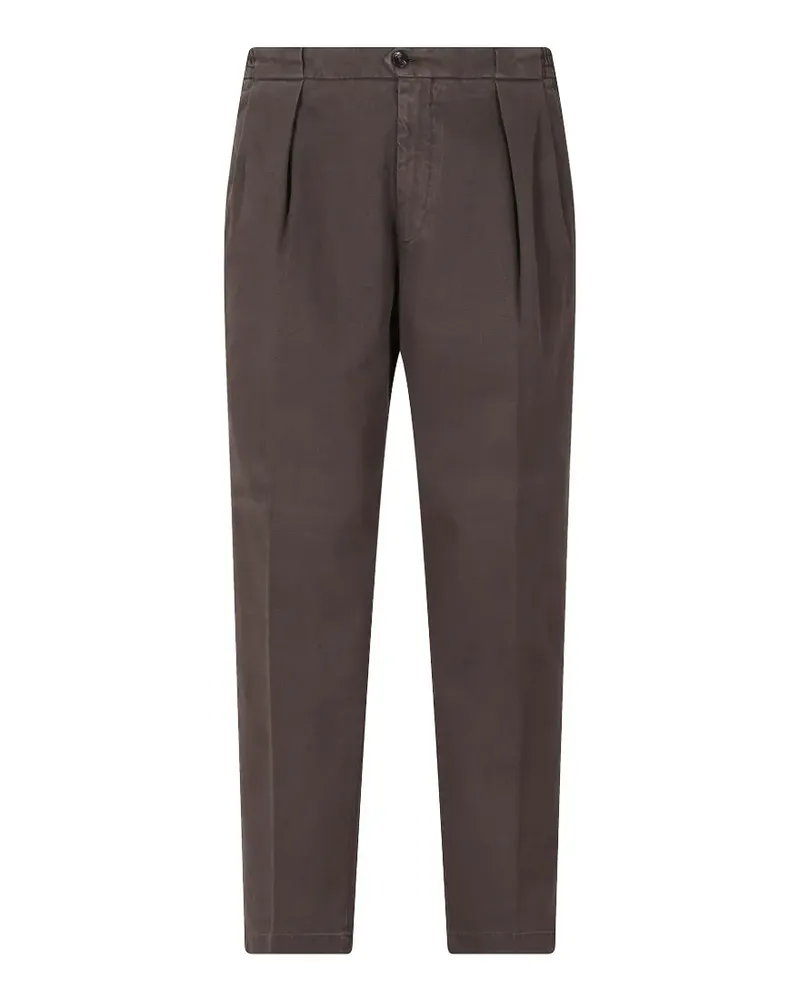 Briglia 1949 Portobello pleated trousers - Braun Braun