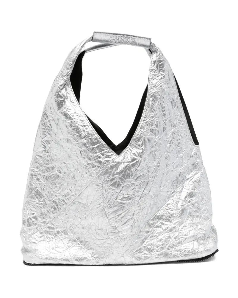 Maison Margiela textured shoulder bag - Silber Silber