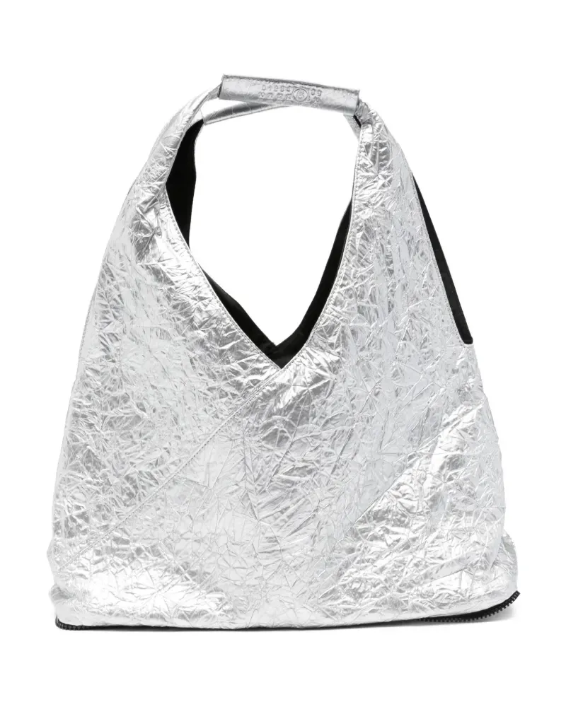 Maison Margiela textured shoulder bag - Silber Silber