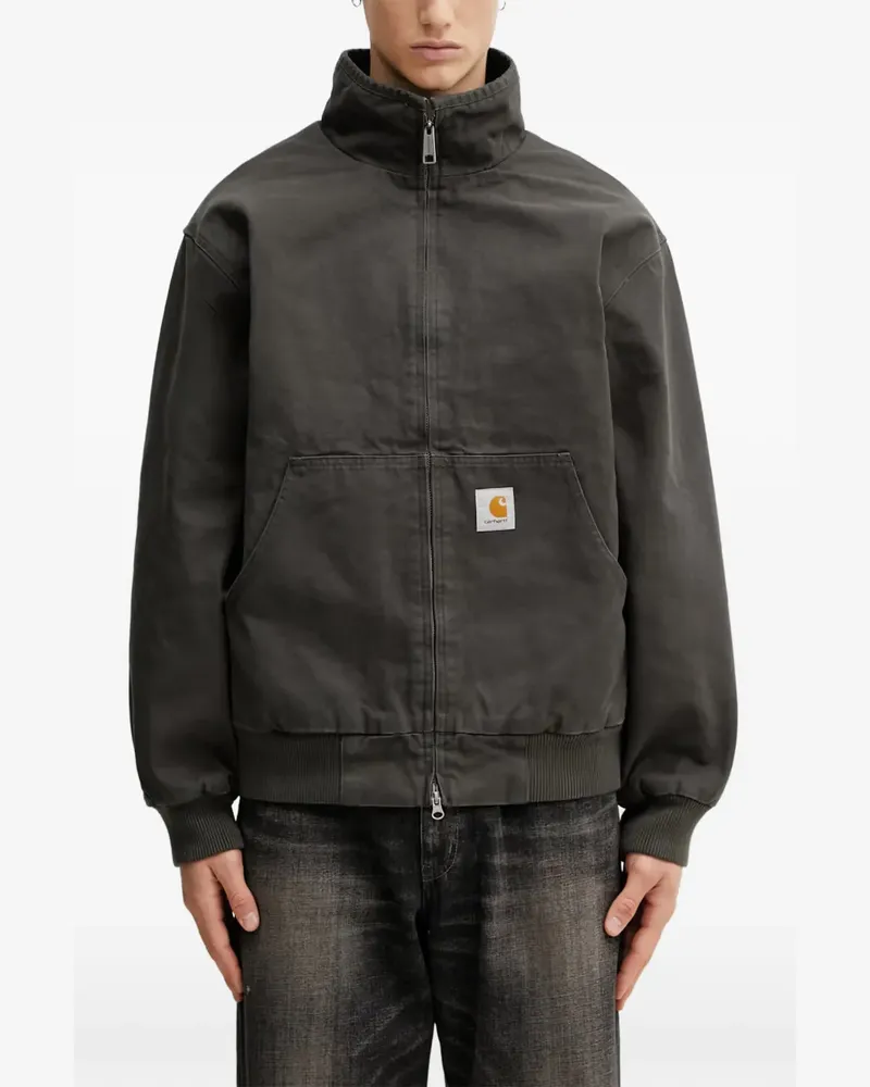 Carhartt WIP Ravon logo-patch zip-up jacket - Grün Grün