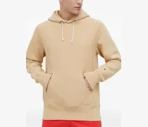 Reversed Hoodie mit Kordelzug - Nude