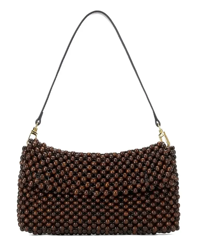 STAUD Timmy Schultertasche - Braun Braun