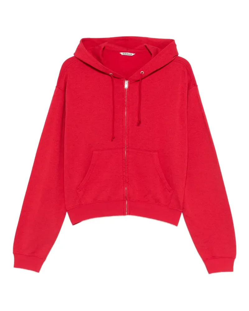 AURALEE Kapuzenjacke mit Reißverschluss - Rot Rot