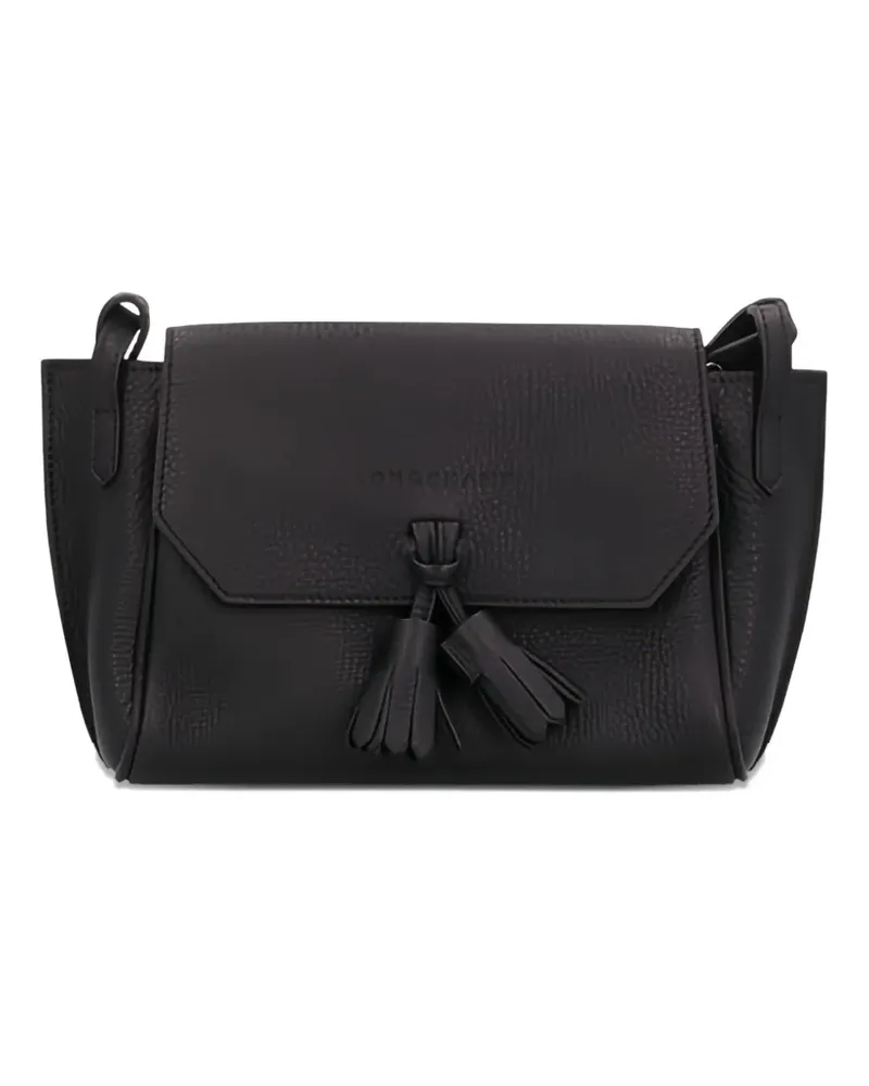Longchamp Penelope Umhängetasche mit Quasten - Schwarz Schwarz