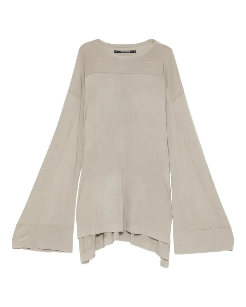 Julius panelled long-sleeve T-shirt - Nude Nude