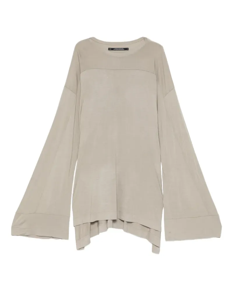 Julius Langarmshirt mit Kontrasteinsatz - Nude Nude