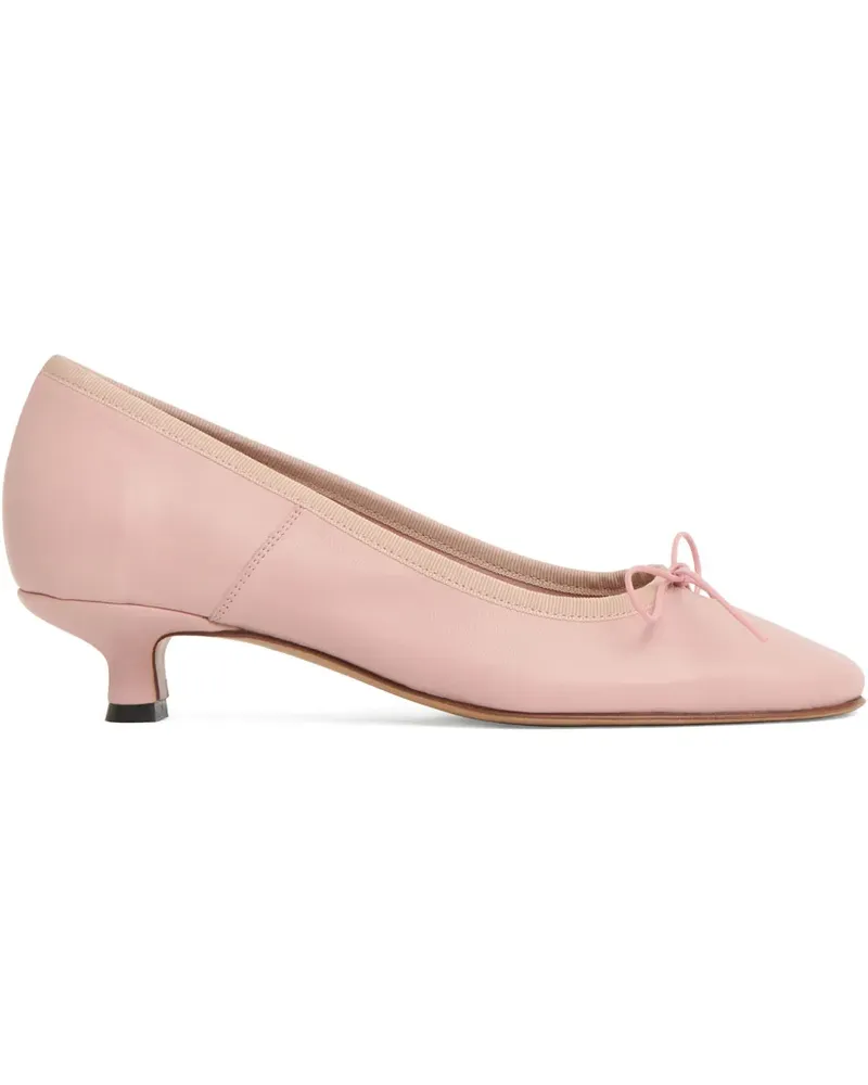 Mansur Gavriel Kitten-Heel-Pumps mit Schleife - Rosa Rosa