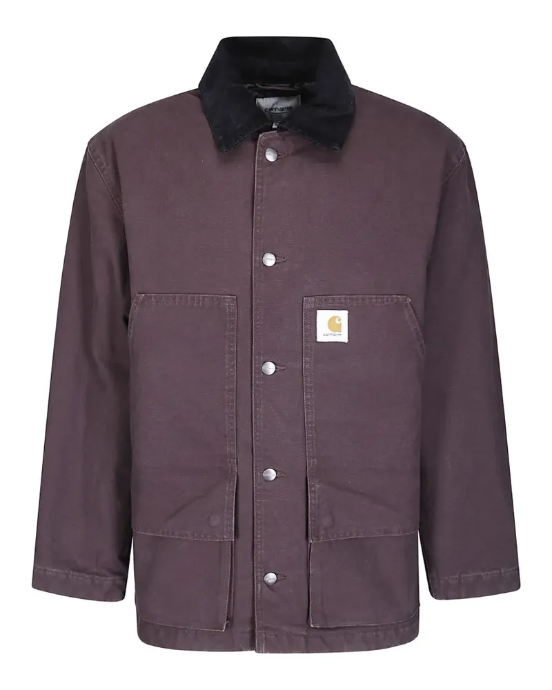 Carhartt WIP Lander canvas coat - Braun Braun