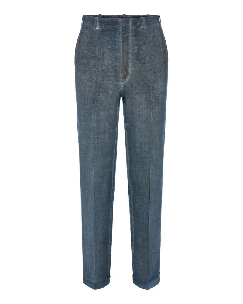 Maison Margiela Doppelgefärbte Hose - Blau Blau