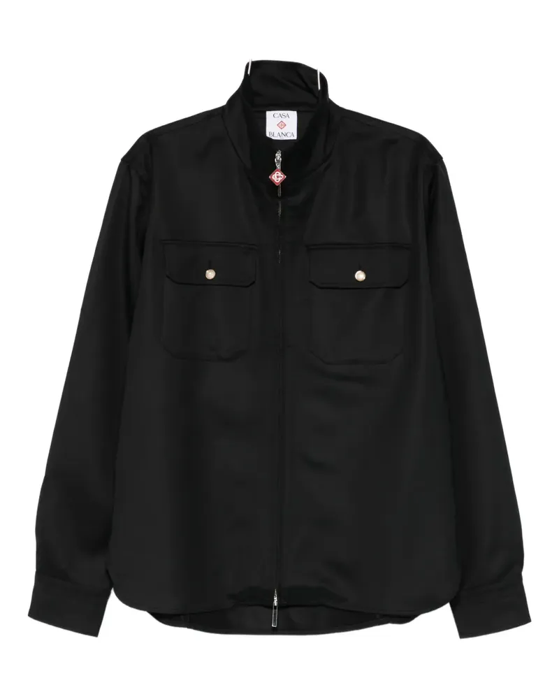 Casablanca Paris zip pockets jacket - Schwarz Schwarz